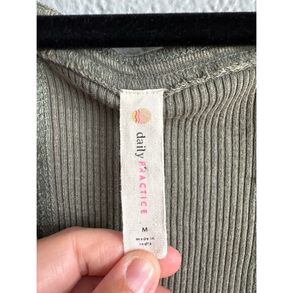 Women's Daily Practice by Anthropologie Practice Squad Mini Dress in Olive Green - Picture 3 of 4